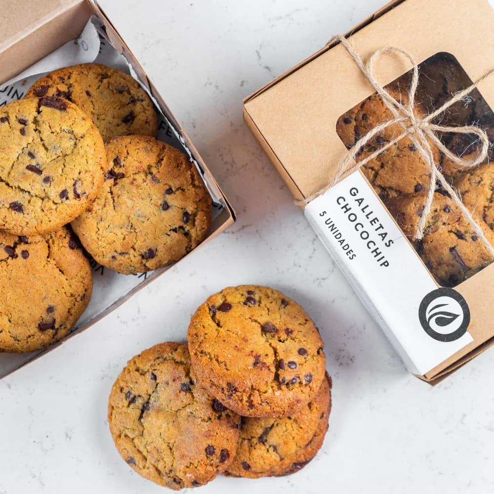 Caja de Galletas Integrales Chocochip 5 uds