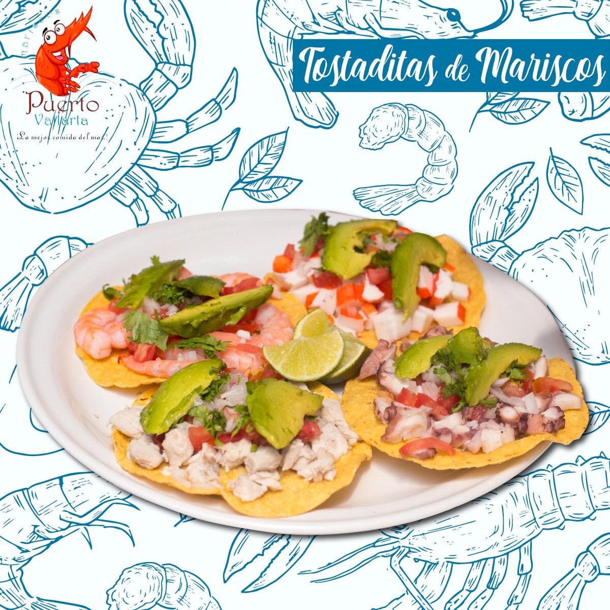Tostadas de Mariscos