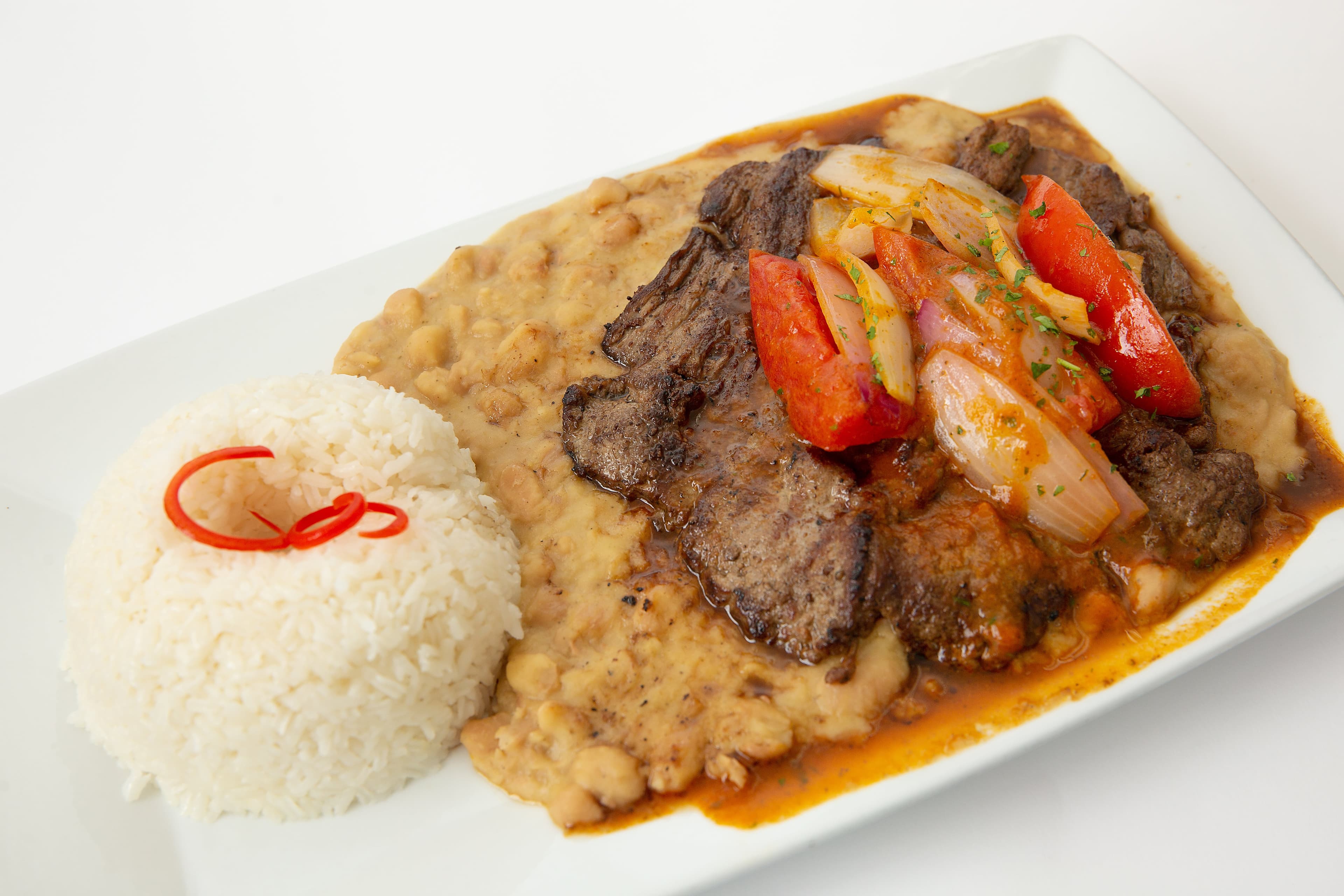Bistec a la Chorrillana
