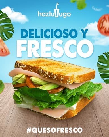 Sándwich de Queso Fresco