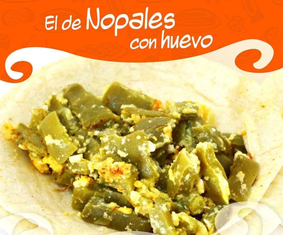 Taco de Nopales con Huevo