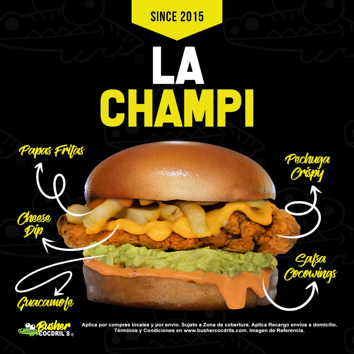 Hamburguesa La Champi