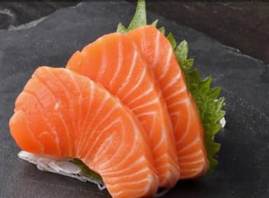 Sashimis de salmón