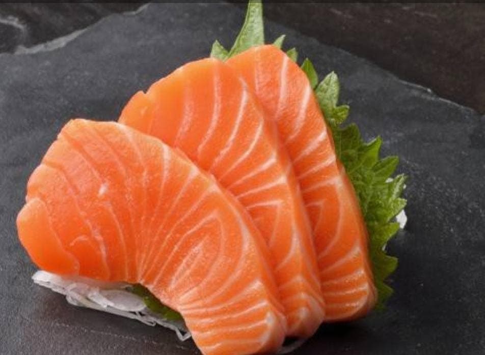 Sashimis de salmón