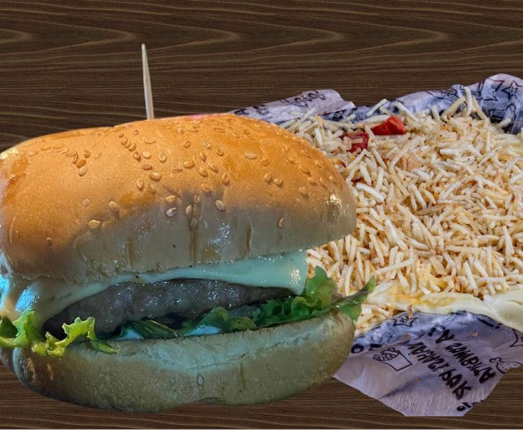 Combo: Cheep Burger y Salchi Gratinada Personal