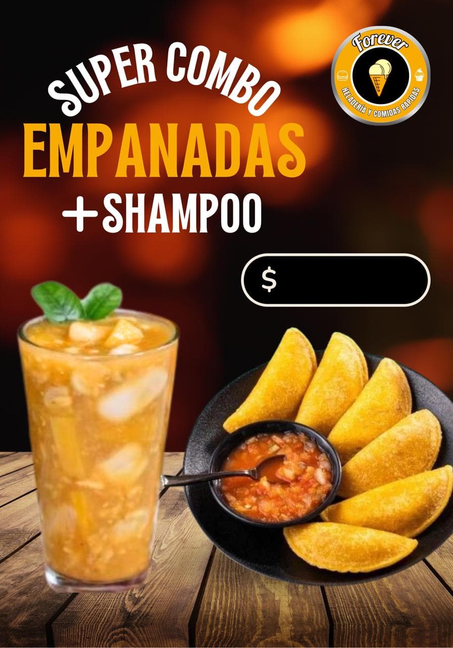 Combo Shampus + 5 Empanadas