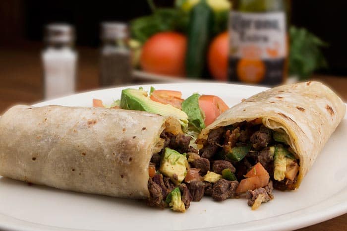 Burritos (2 Pzas) con papas