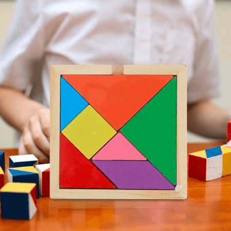 Tangram Rompezabezas de Colores