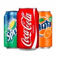Soda lata de sabor