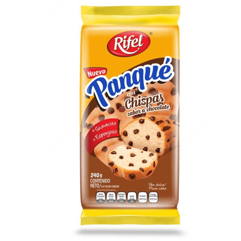 PANQUE CHISPAS DE CHOCOLATE