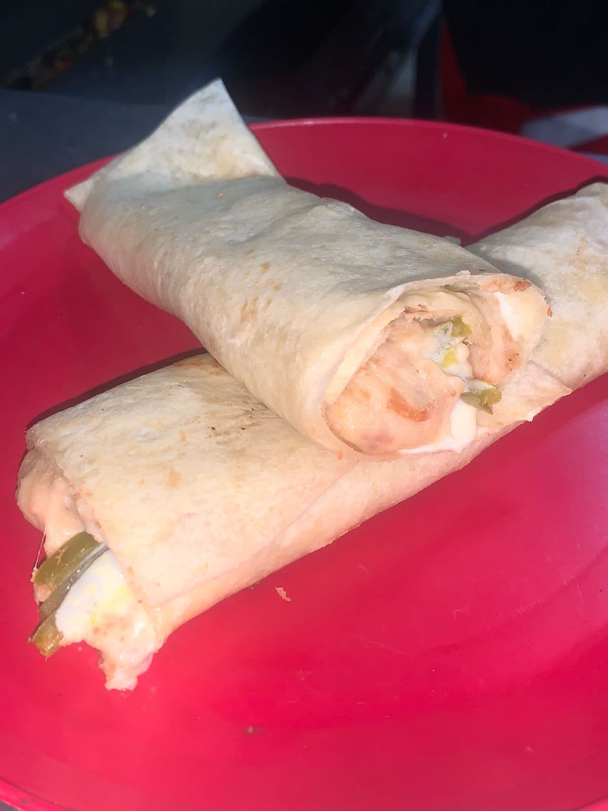 Burro de Frijoles con Tocino y Queso