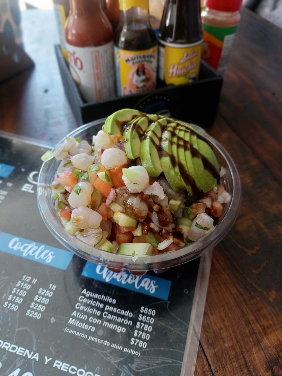 Ceviche de Camarón 1/2 Litro