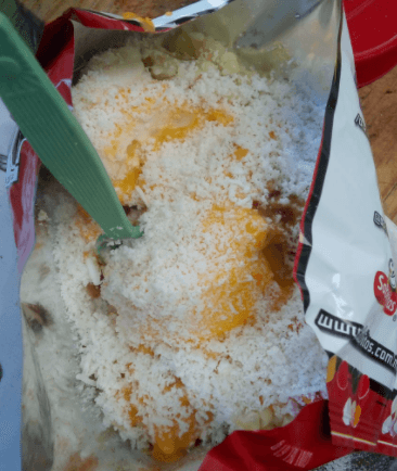 DORITOS rojos  Preparados c/elote