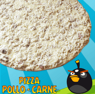 Pizza 5 Porciones Pollo Carnes + Gaseosa 1,5 L