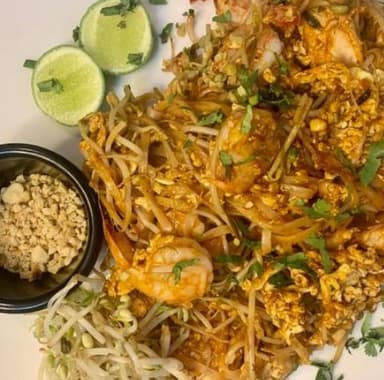 Pad Thai de Camarón