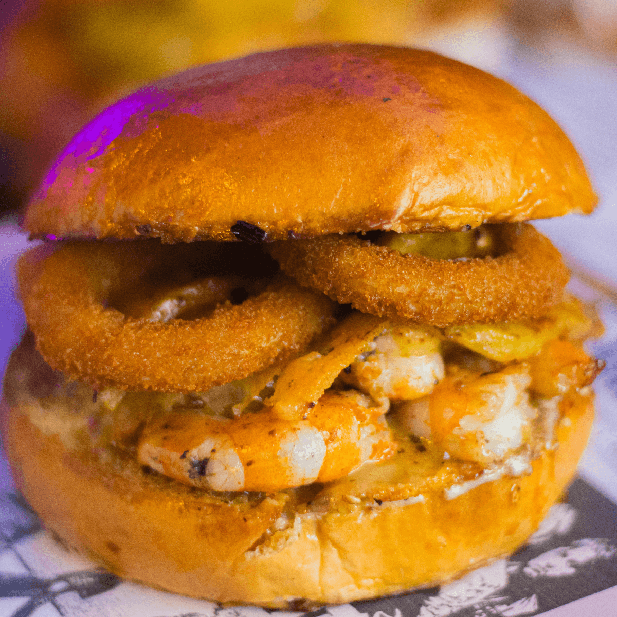 Shrimp Burger Cheese