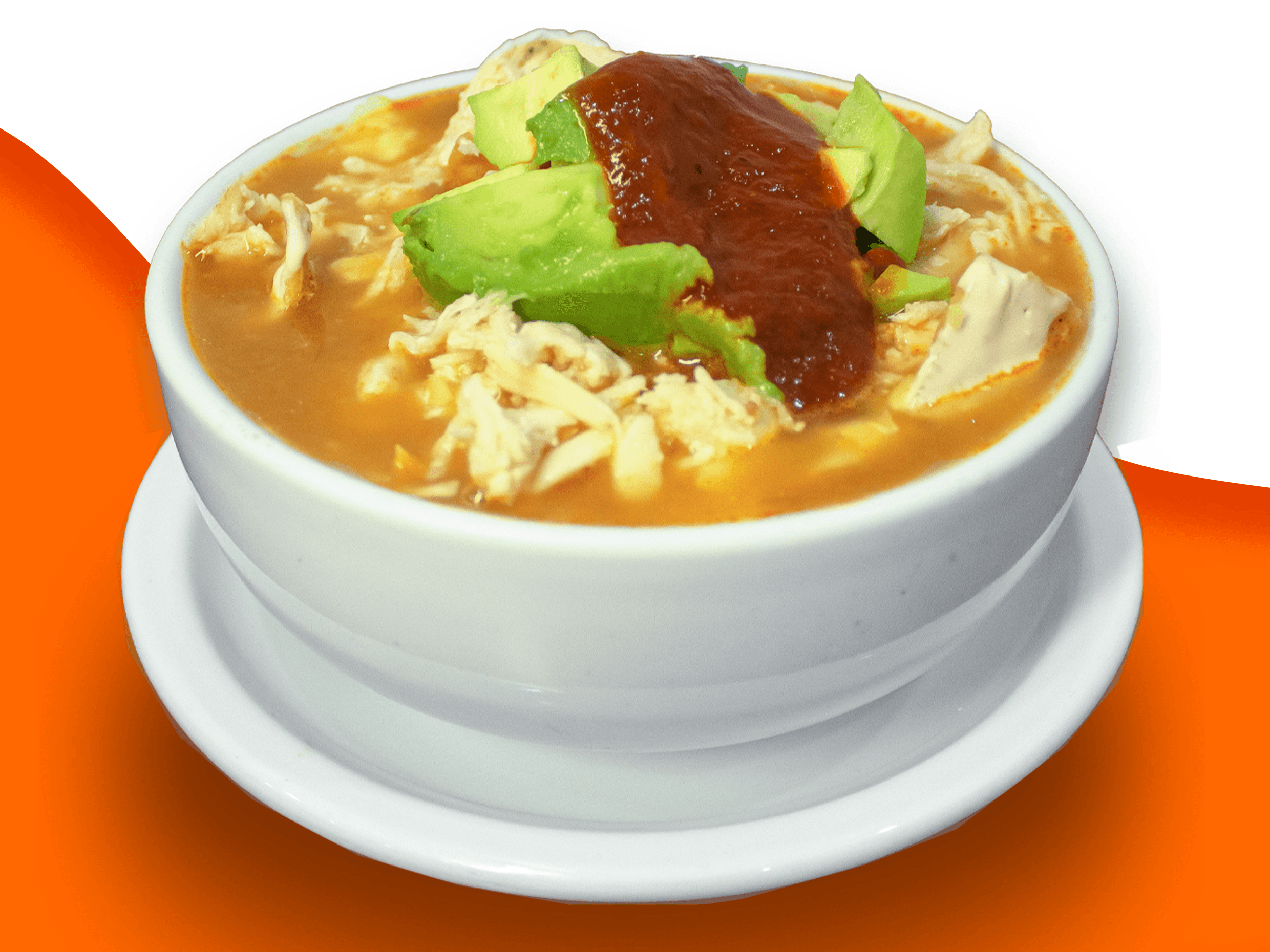 Sopa de Tortilla Especial con Pollo