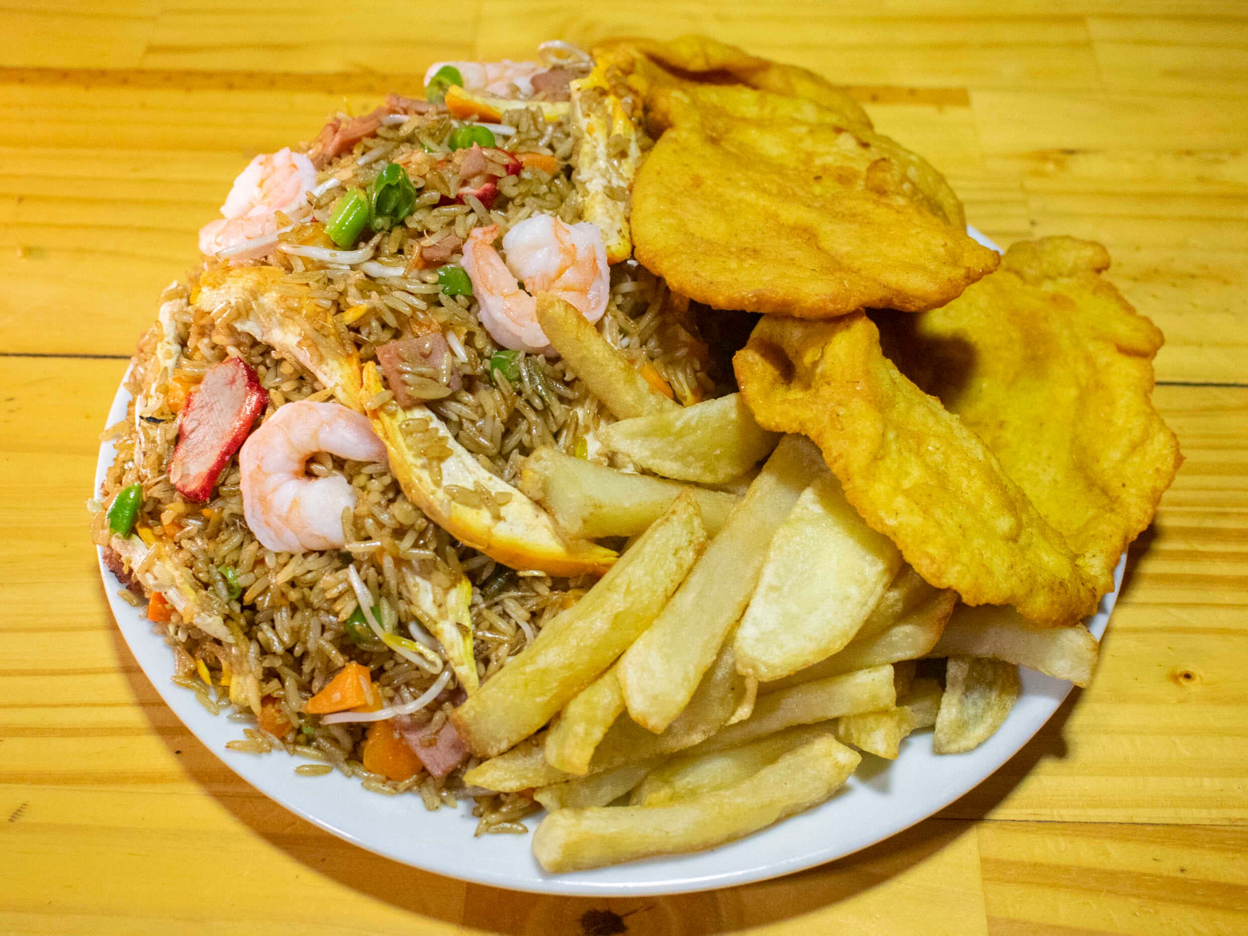 Arroz Chino con Chuleta Para 4 Personas