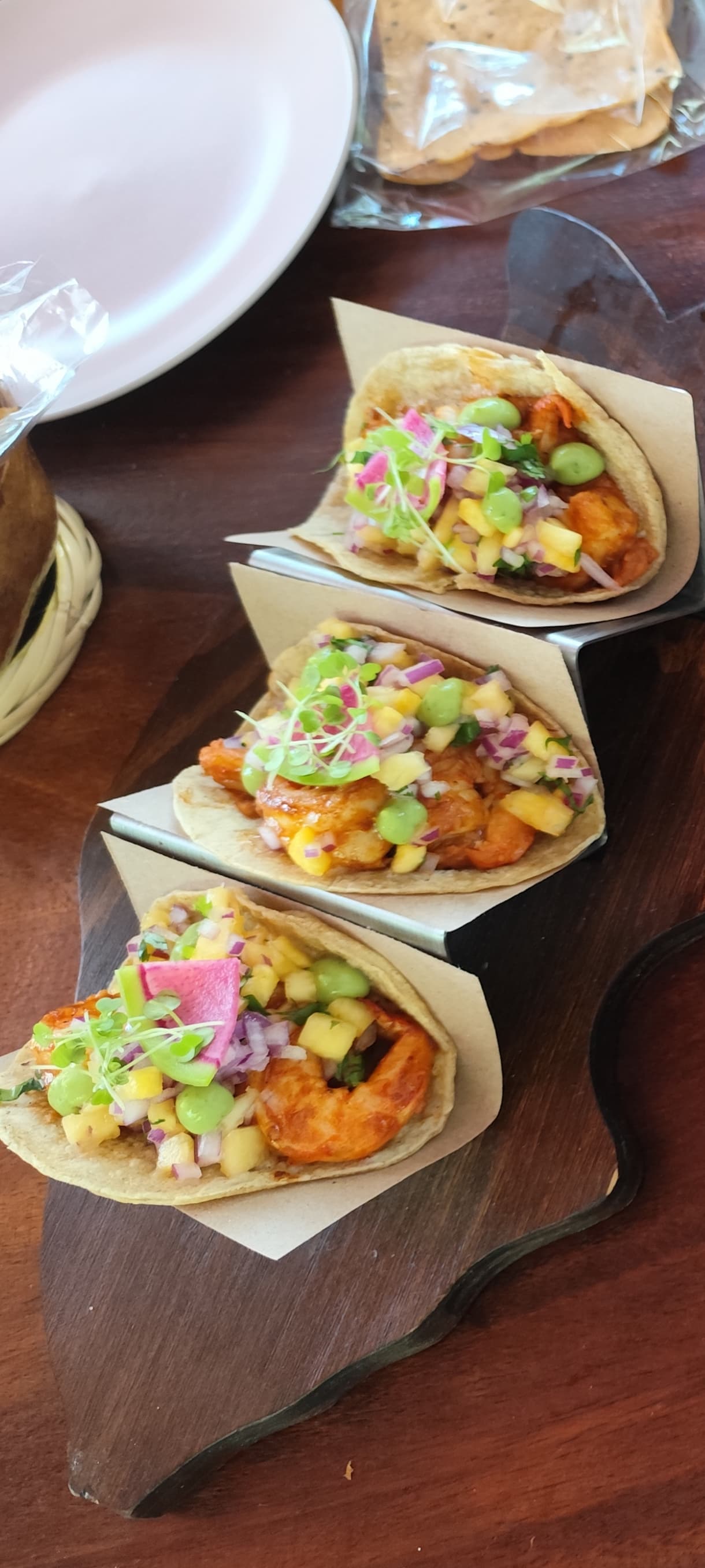 Tacos Camarón al Pastor
