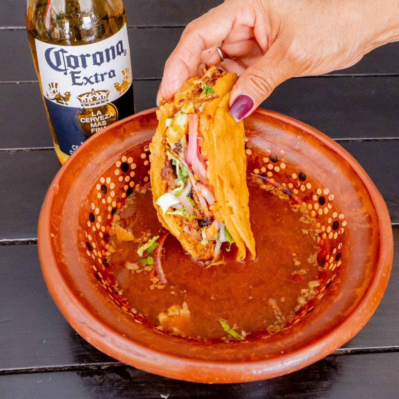 Tacos de birria de res. (dorado,plancha o natural