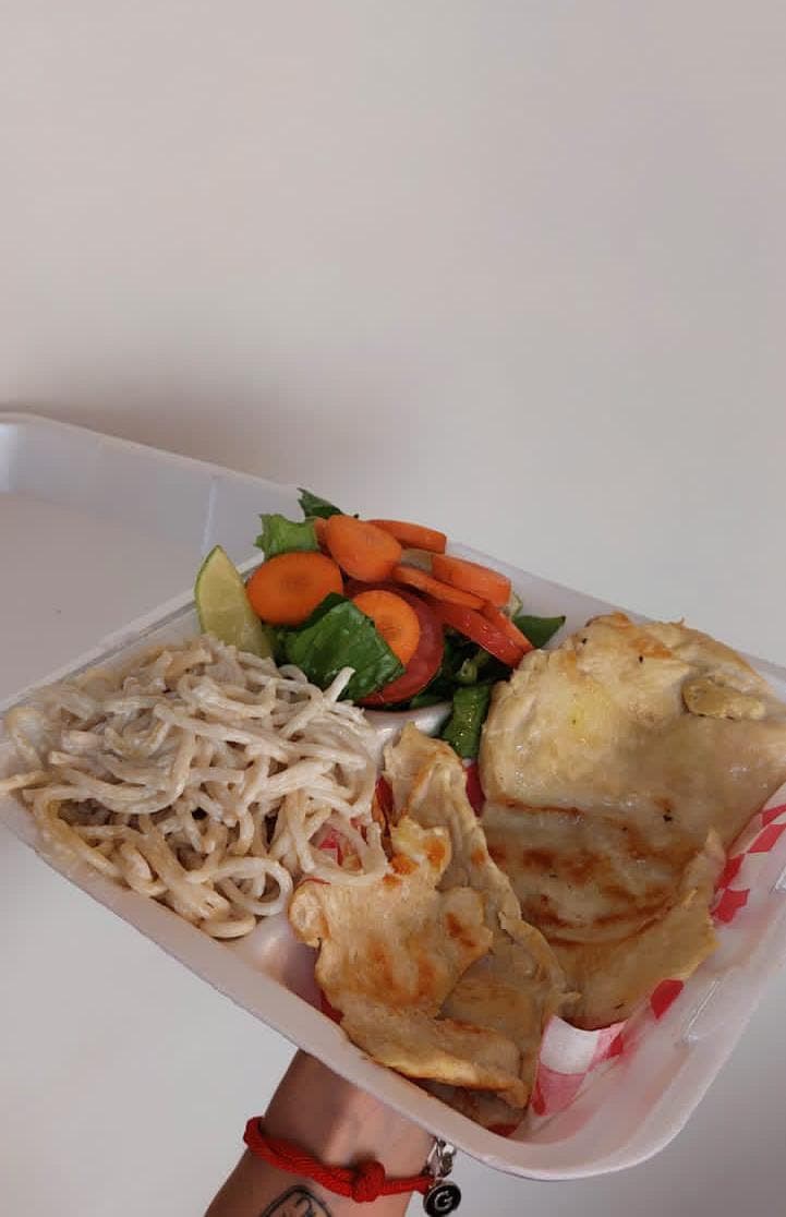 Milanesa de pollo a la plancha