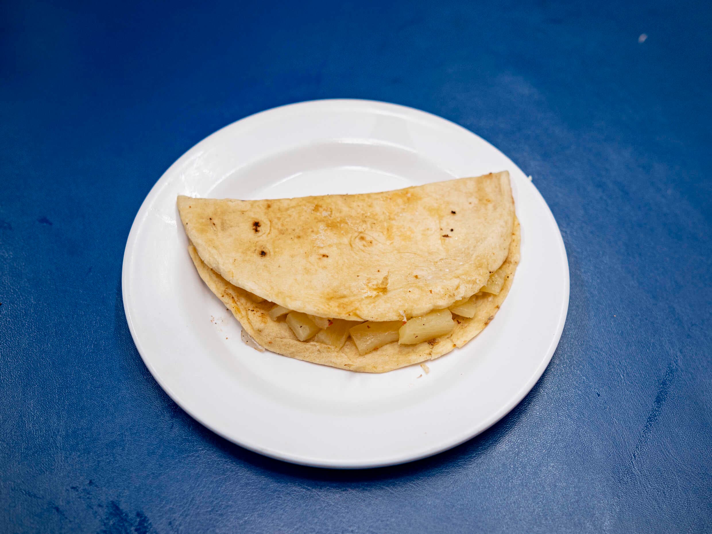 Quesadilla con Piña