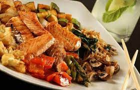 Teppanyaki Salmón