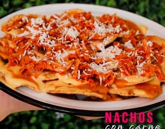 Nachos con Cochinita