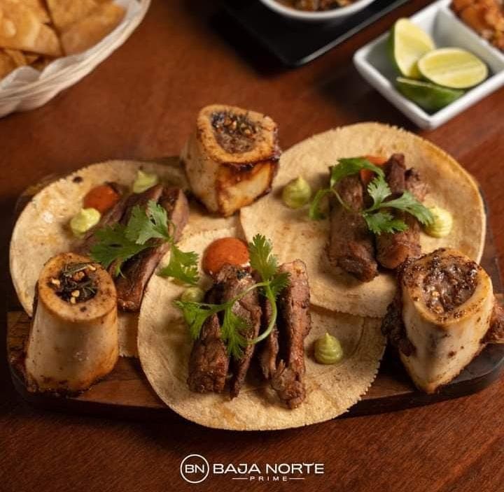 Tacos de Rib Eye con Tuétano