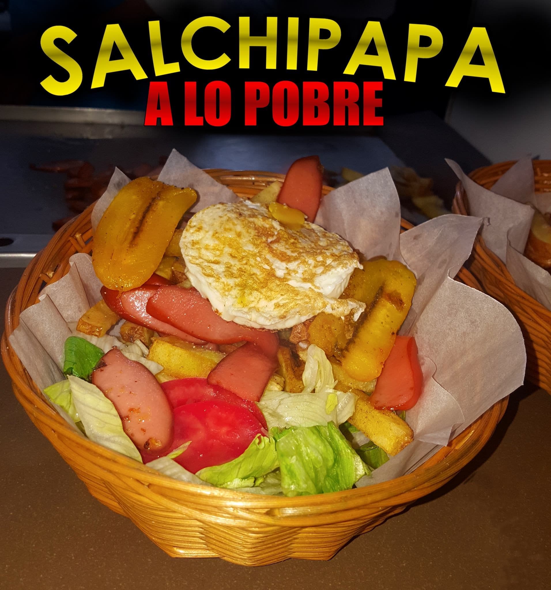 Salchipapa a lo pobre