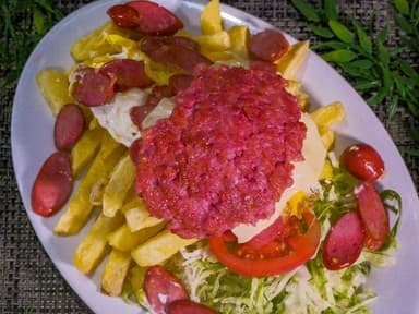 Salchipapa Súper Especial