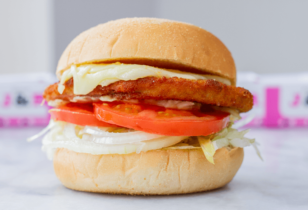 Hamburguesa de Pollo Apanado