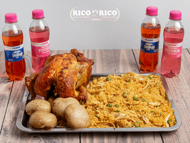 Combo DiDi Arroz con Pollo + 1 Pollo Asado