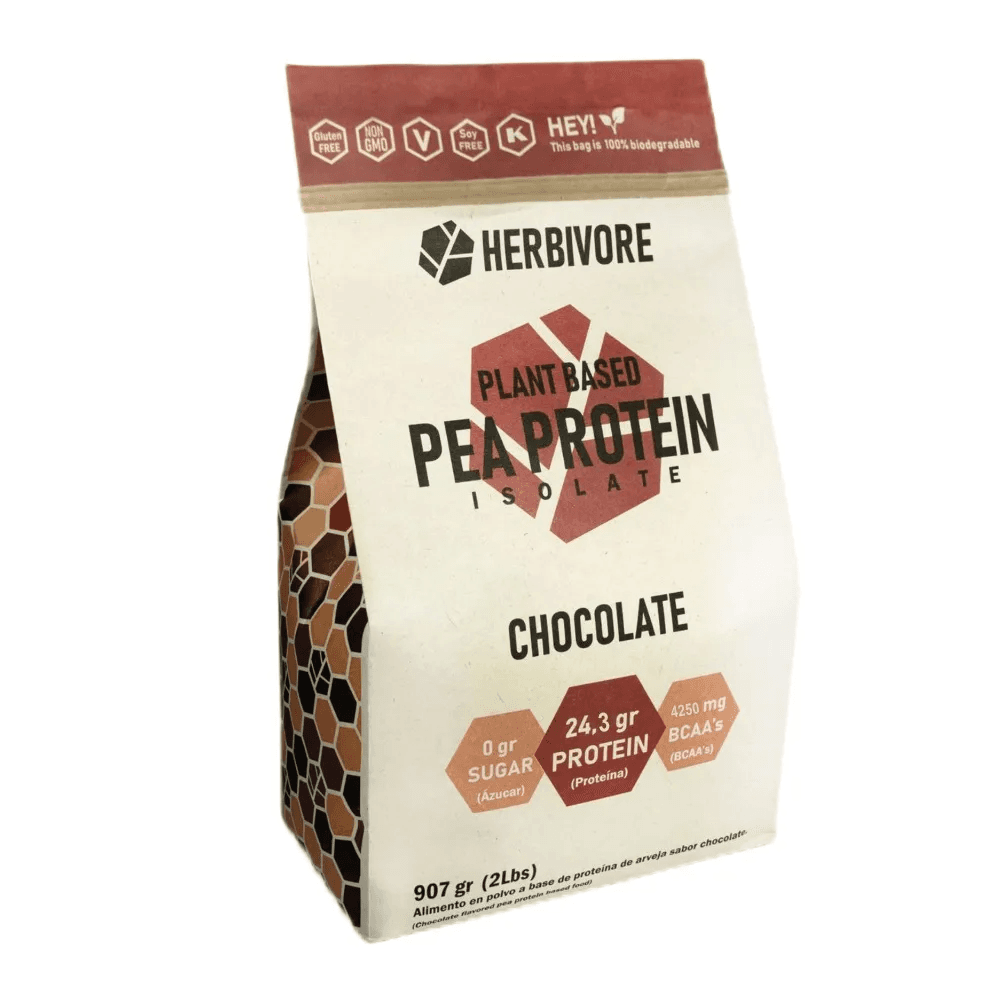 Proteina Herbivore Arveja Chocolate X 907G