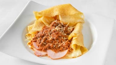 Boloñesa, Jamón y Queso