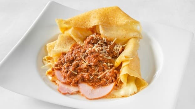 Boloñesa, Jamón y Queso