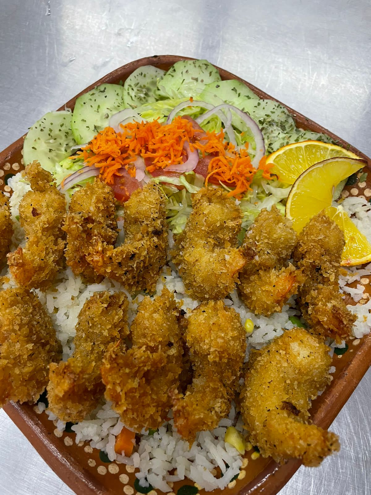 Camarones Empanizados