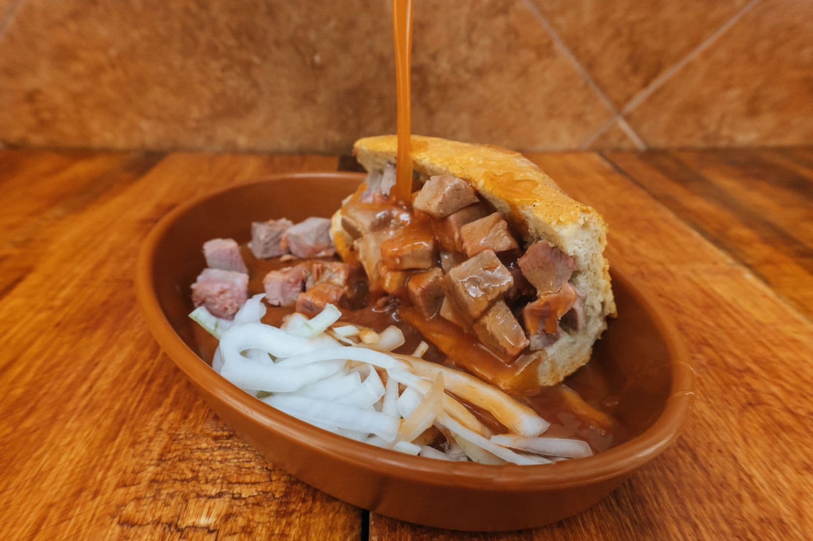 Mini Torta de Carnitas
