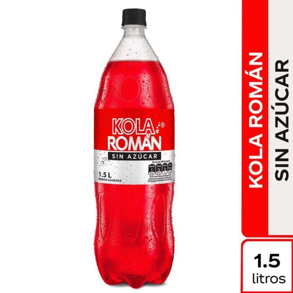 Gaseosa Kola Román sin Azúcar 1.5 L