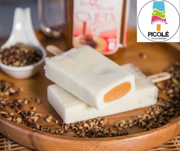 Paleta Nuez con Cajeta