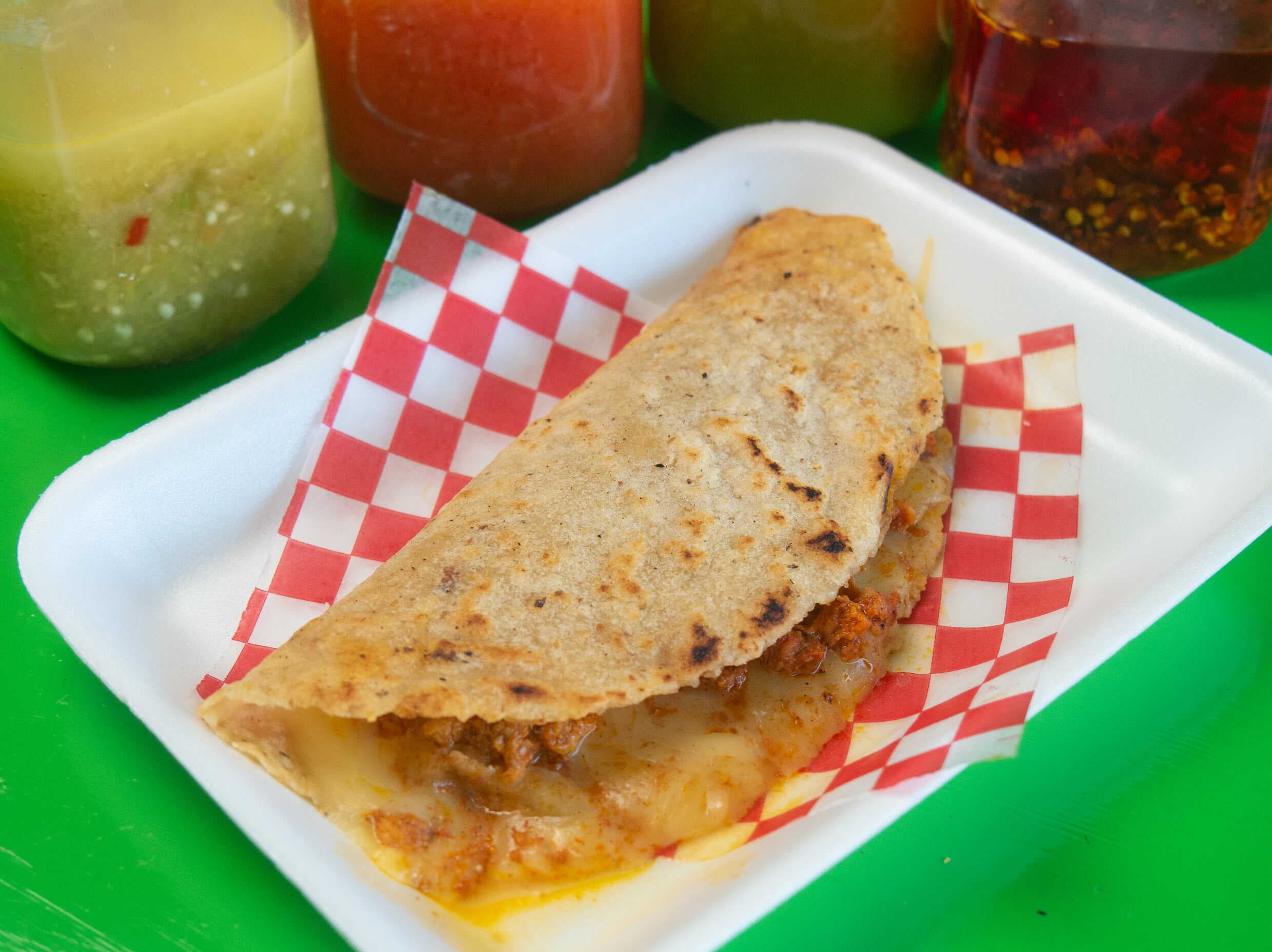 Quesadilla de maíz