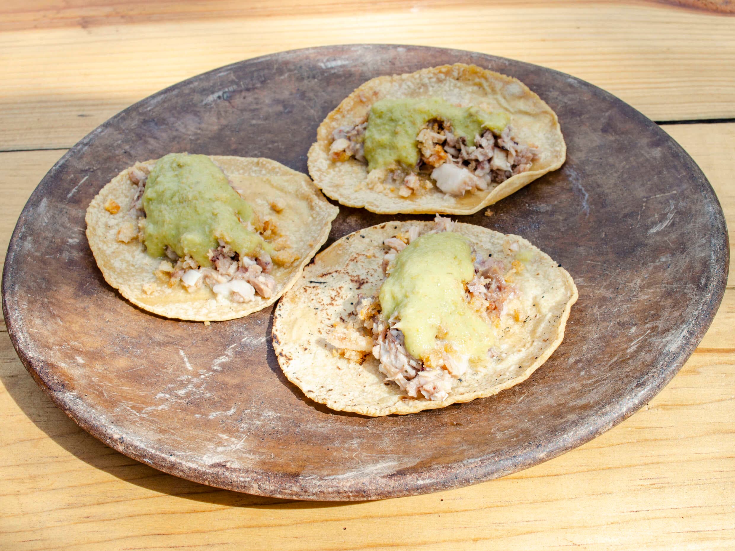 Orden de 5 Tacos Sudados Jabalí