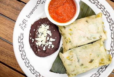 Rodajas fritas de Tamal de Chipilín