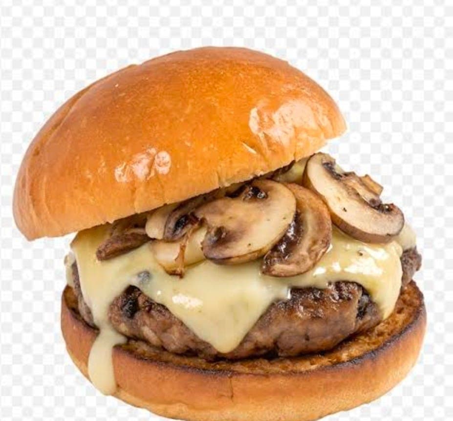 Hamburguesa de champiñones