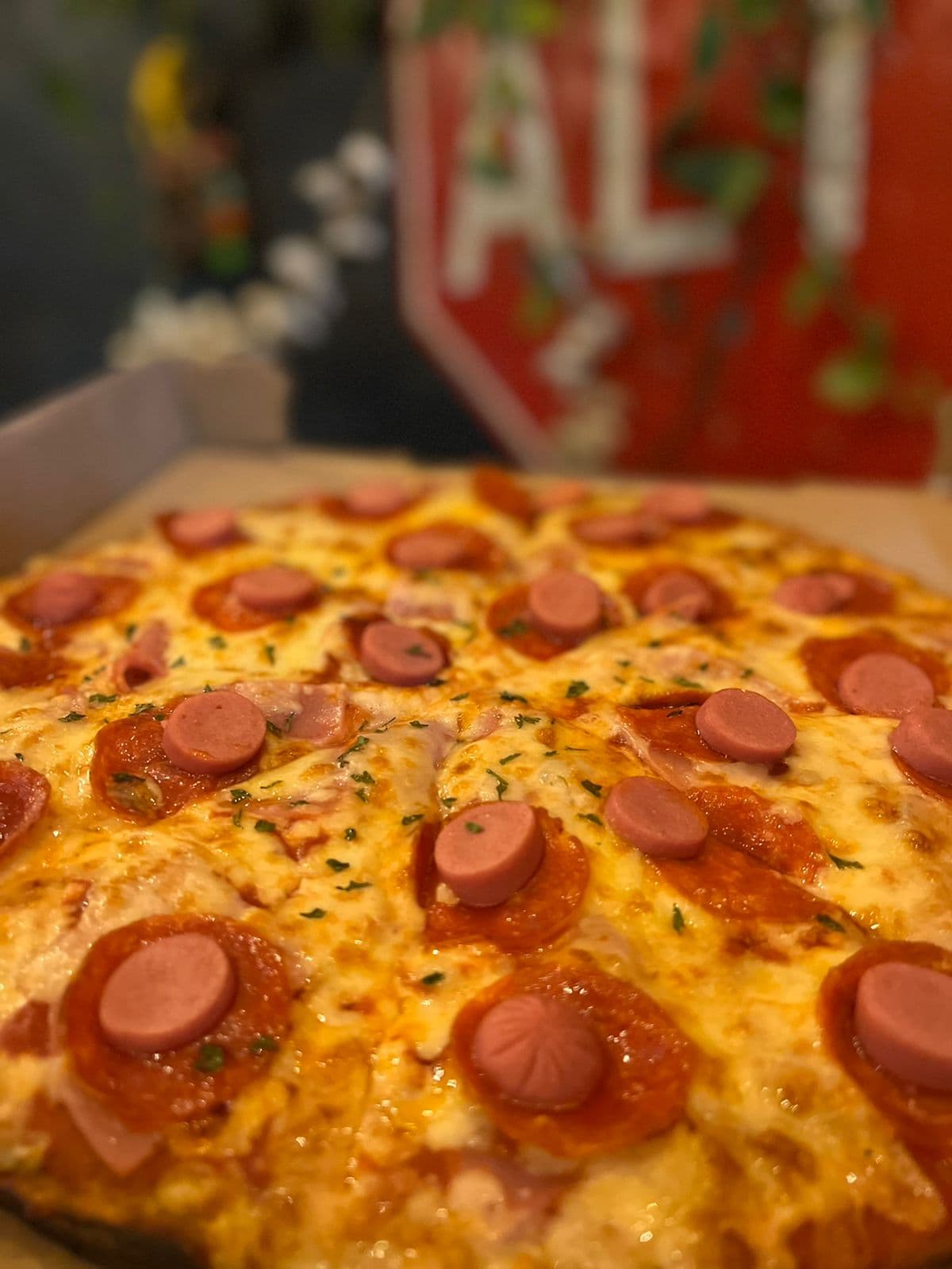 Pizza Carnes frías (Grande)
