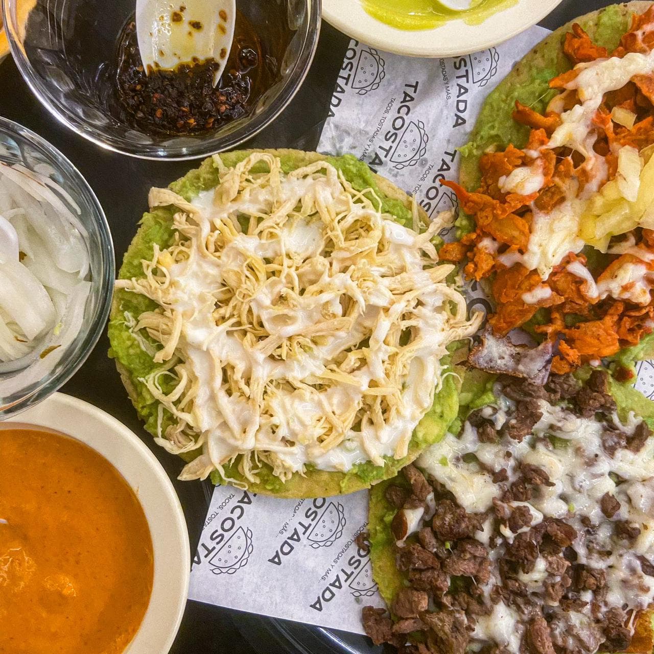 Combo Tostadas + Agua de Sabor de  1/2 Lt Gatis🔥