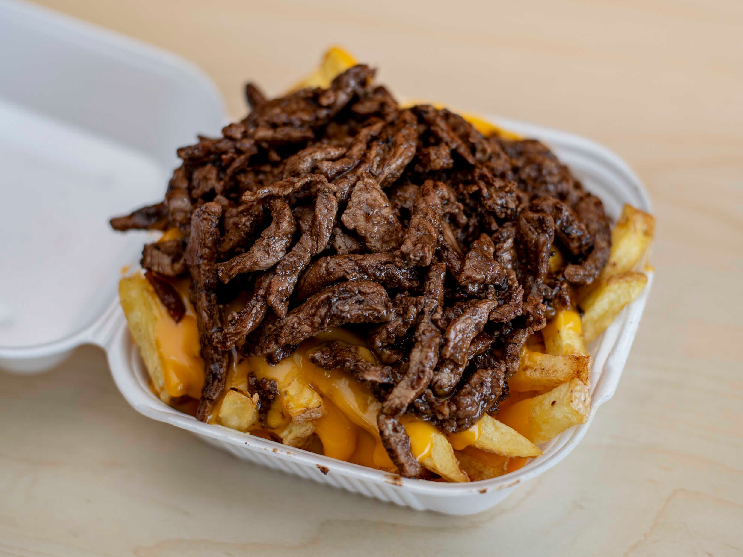 Papas con Fajitas