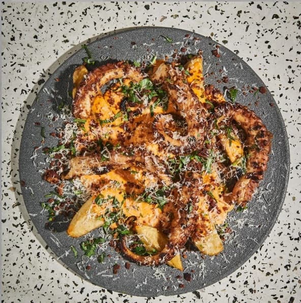 Pulpo a la Huancaína