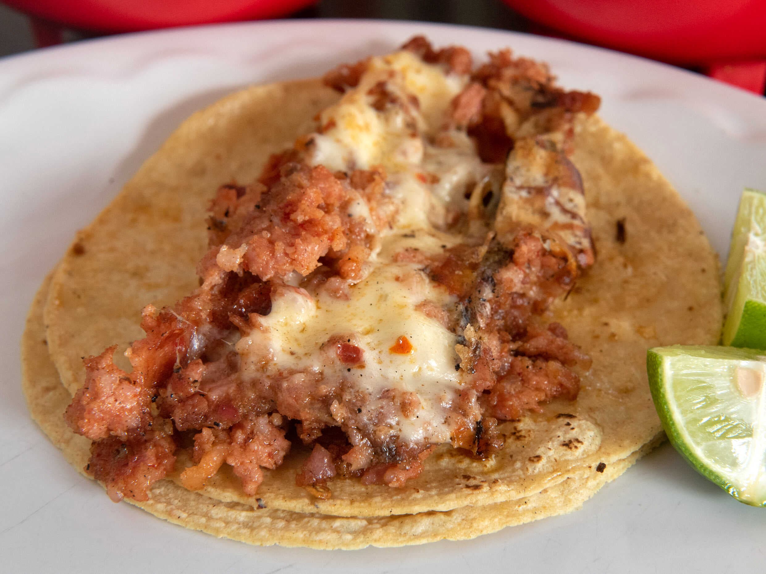 Taco de Chorizo