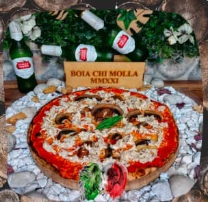 Pollo E Funghi 6 Porciones 35 Cm